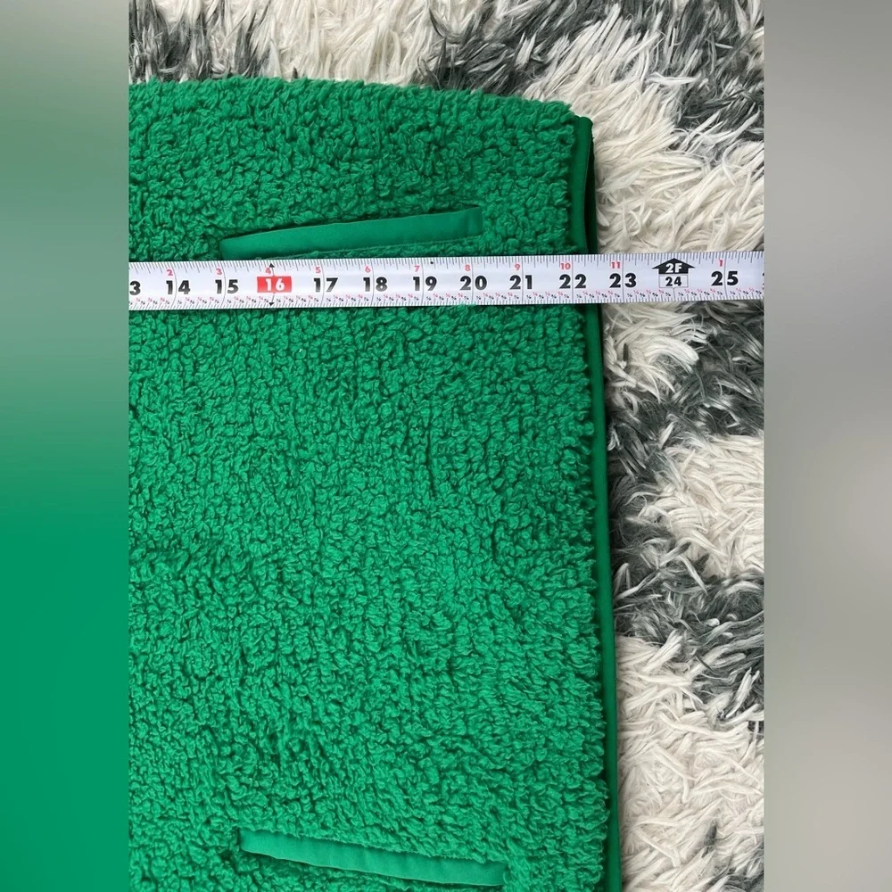 Wondershop Kids Girls Green Quarter Zip Sherpa Sweatshirt Size XL